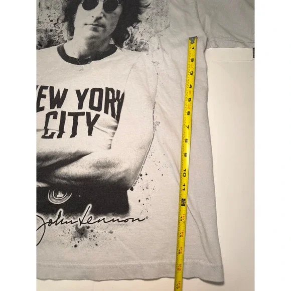 Unisex GUC Zion Rootswear John Lennon I Love New York City Iconic Tee Size L - Picture 3 of 8